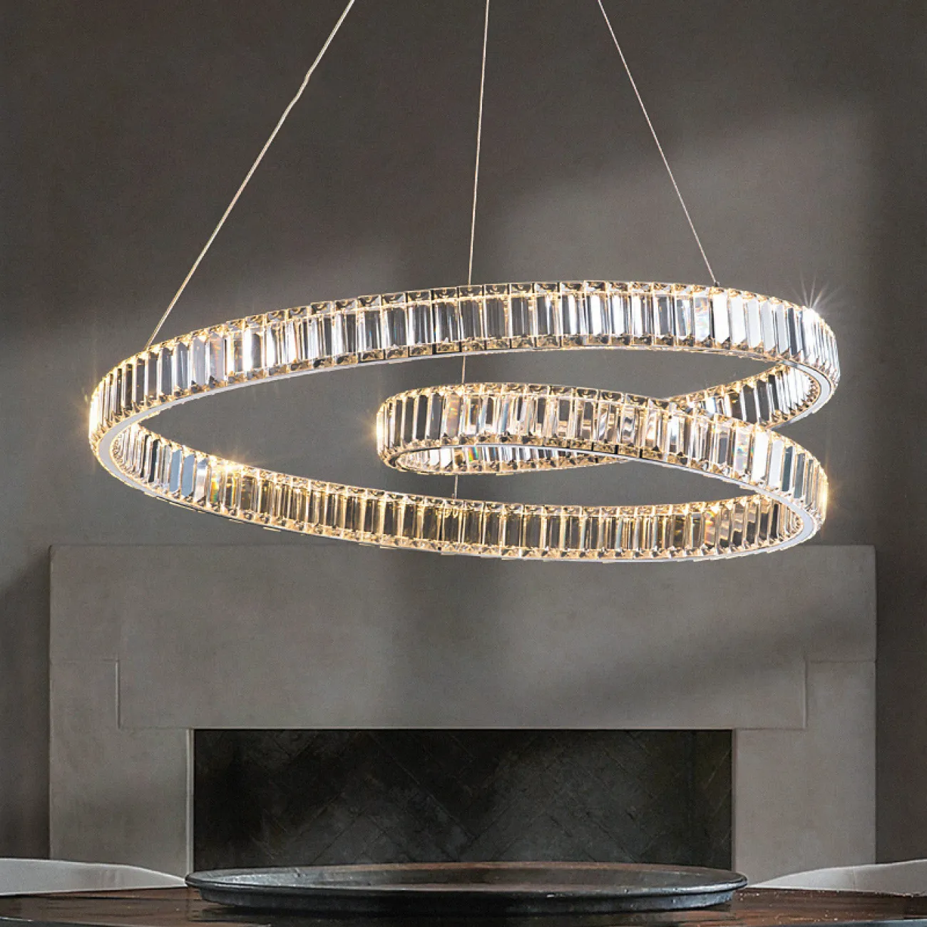 Подвесная люстра BERTOLDA S D100 Chrome от ImperiumLoft