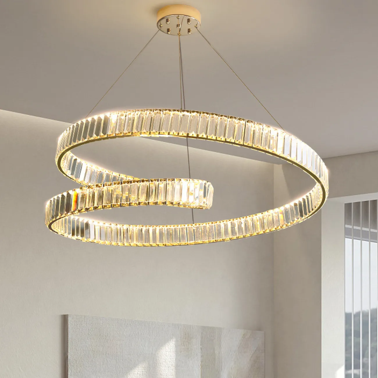 Подвесная люстра BERTOLDA S D100 Chrome от ImperiumLoft