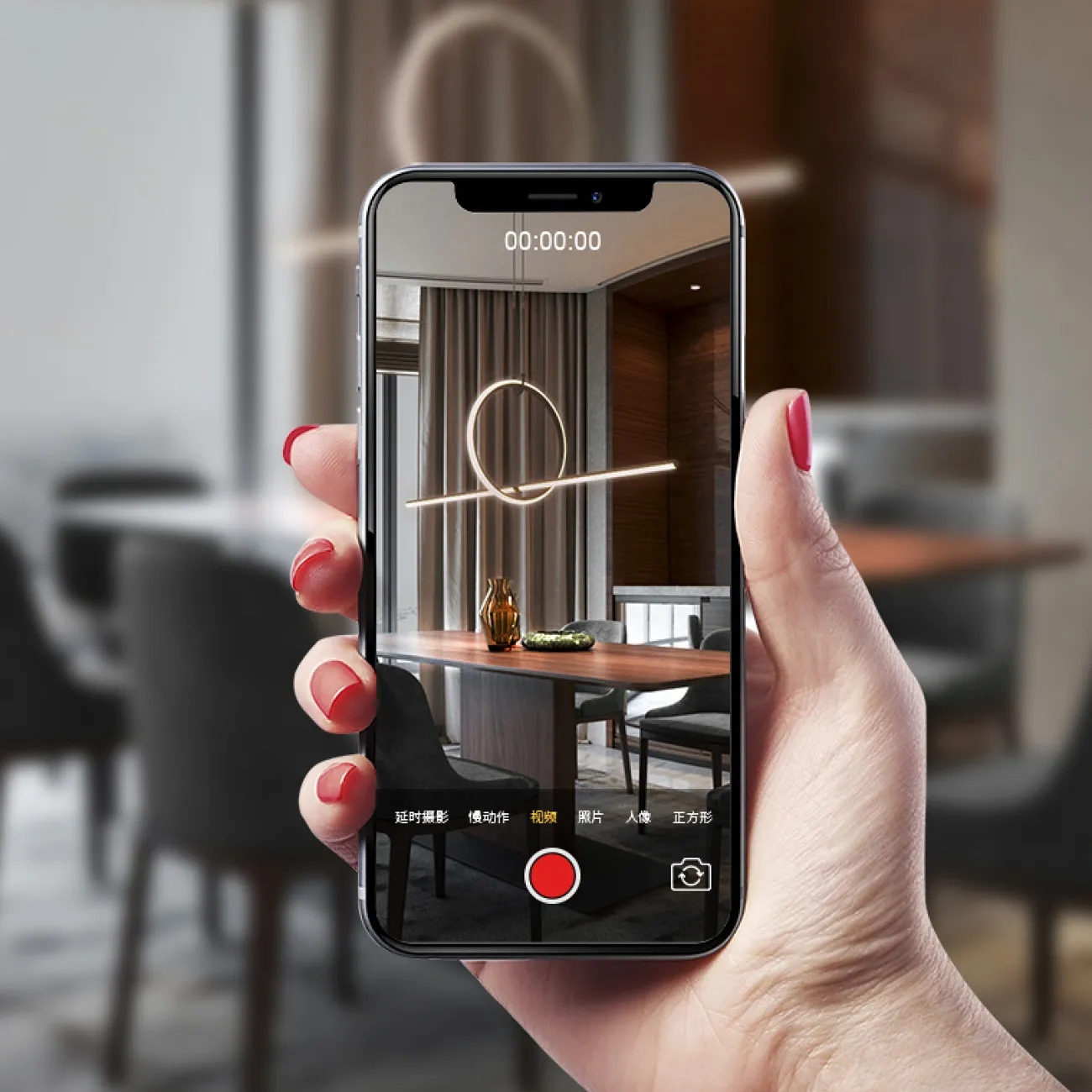 Подвесной светильник EPSILON L160 Трехцветный свет от ImperiumLoft