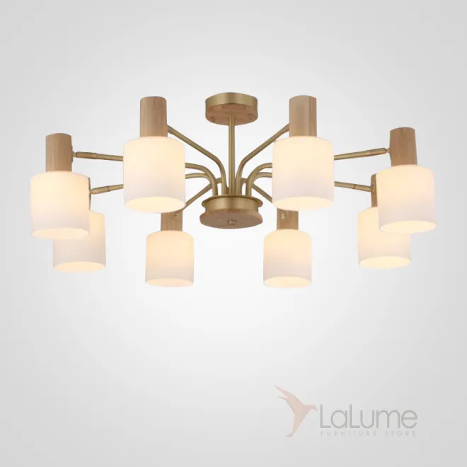 Подвесная люстра INGRID 8 glass от ImperiumLoft