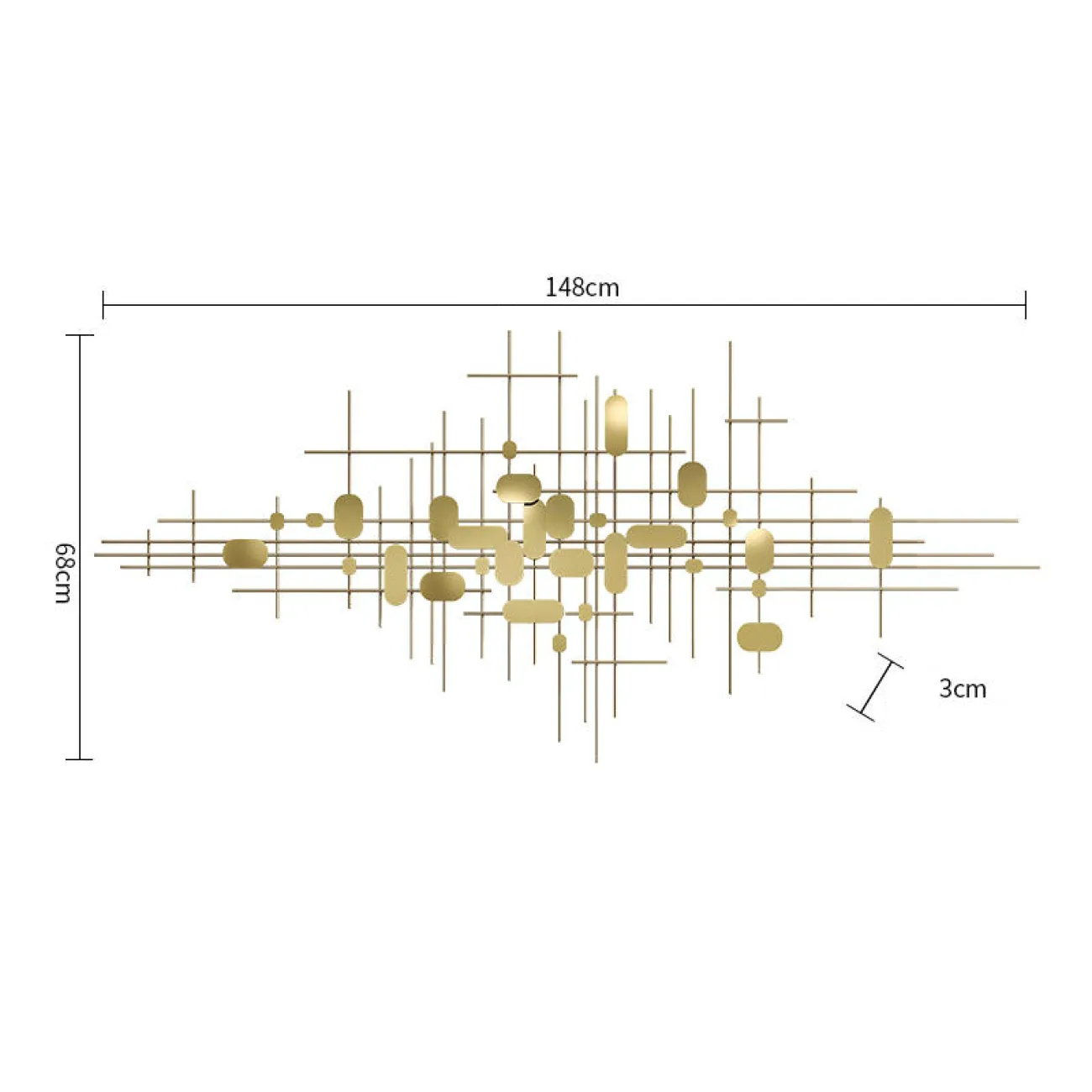 Дизайнерский настенный декор LaLume-KKK00289
