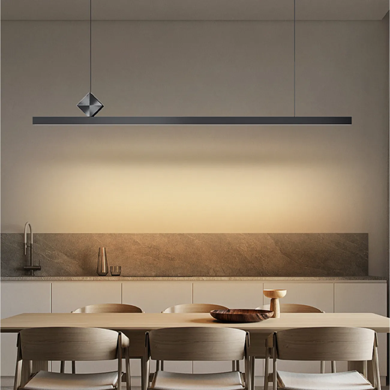 Подвесной светильник NORMA B L100 4000К от ImperiumLoft