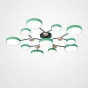 Потолочная люстра GAMMA D102 Green от ImperiumLoft