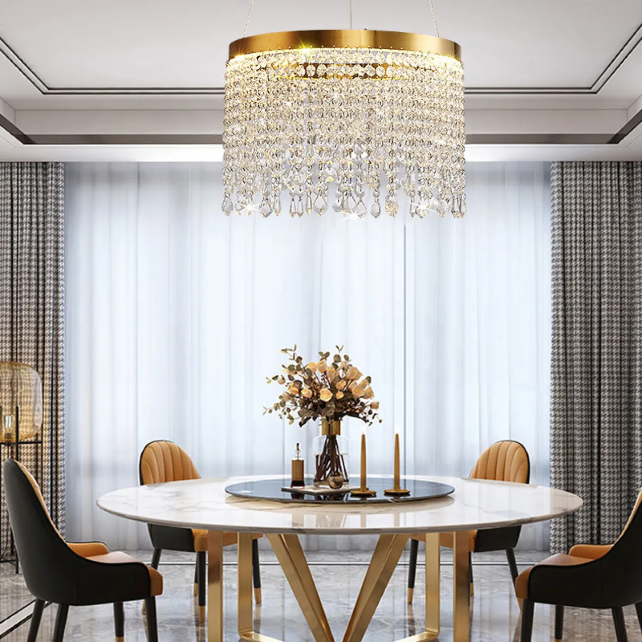 Подвесная люстра CASSANDRA D60+80 от ImperiumLoft