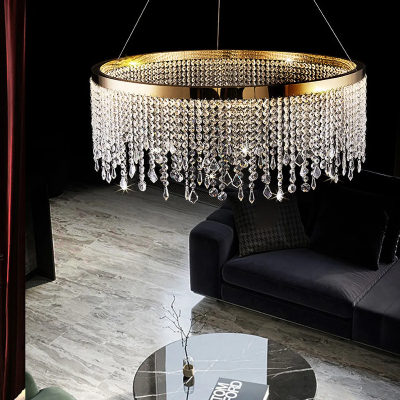 Подвесная люстра CASSANDRA D60+80 от ImperiumLoft