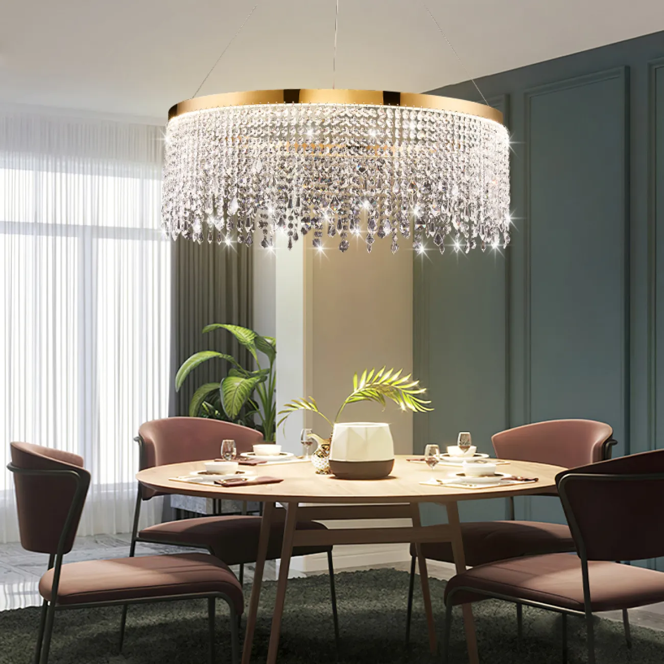 Подвесная люстра CASSANDRA D60+80 от ImperiumLoft