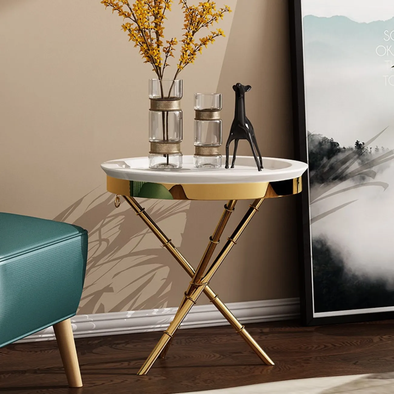 Дизайнерский журнальный столик LaLume-AP00143 Дизайнерский журнальный столик LaLume-AP00143