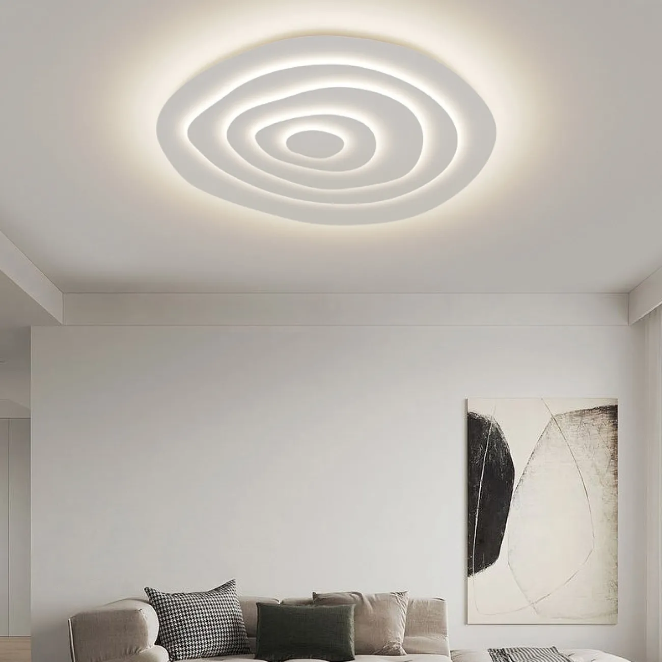 Потолочные светильники из серии GWYN с белыми ассиметричными рассеивателями в форме пирамид GWYN L100 4000К Потолочные светильники из серии GWYN с белыми ассиметричными рассеивателями в форме пирамид GWYN L100 4000К