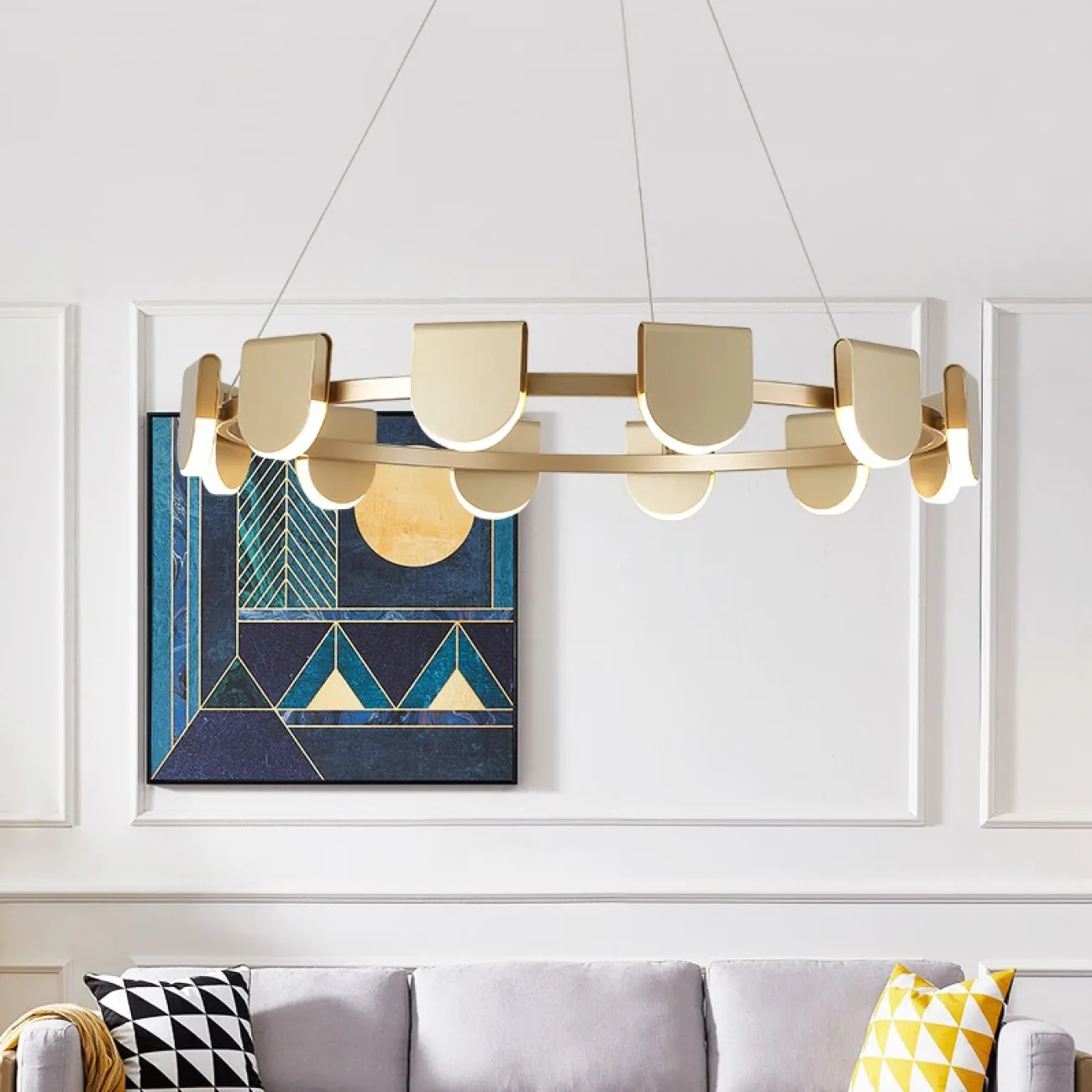 Подвесная люстра CANTO 8 D59 от ImperiumLoft Подвесная люстра CANTO 8 D59 от ImperiumLoft