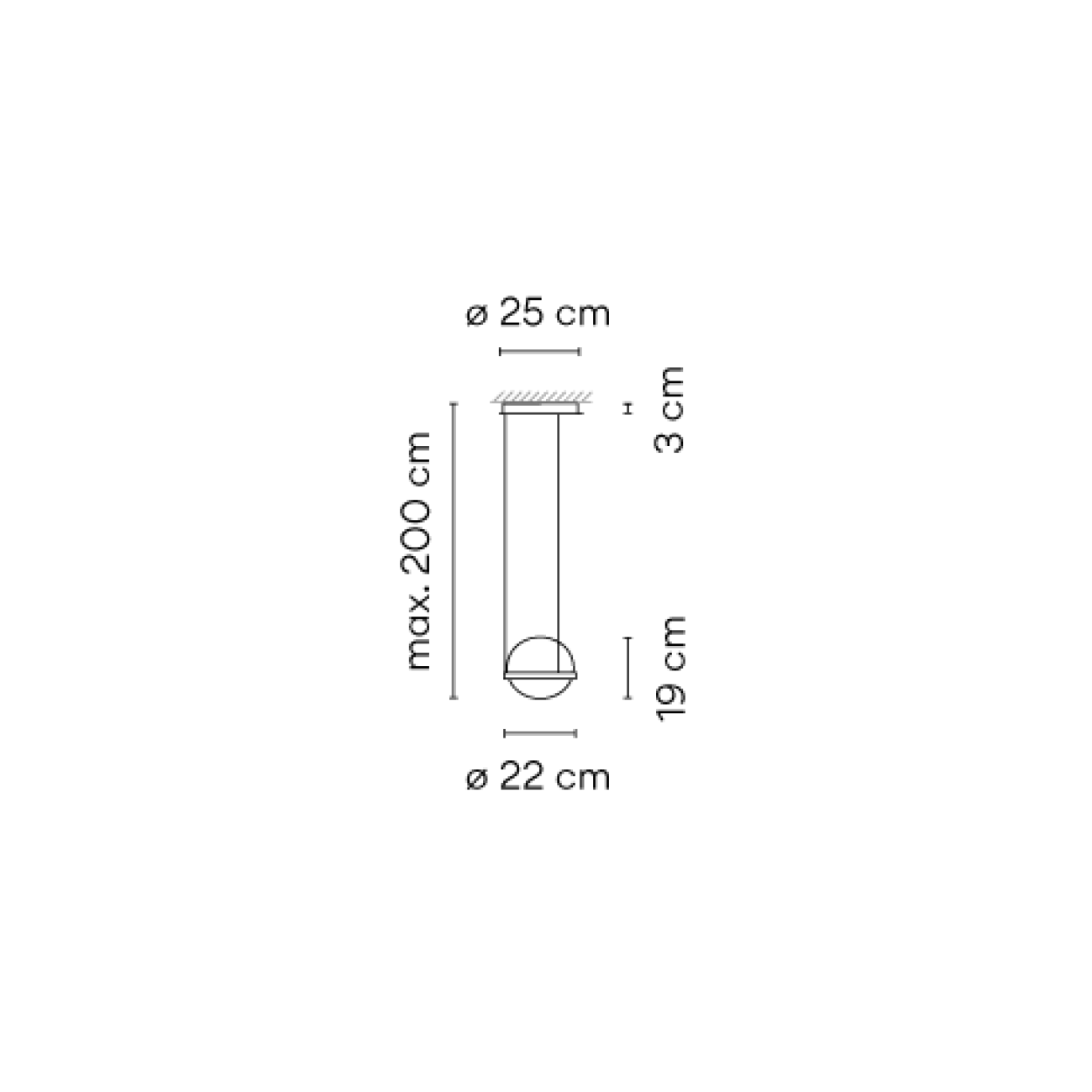 Подвесной светильник PALMA lamp Шар от ImperiumLoft