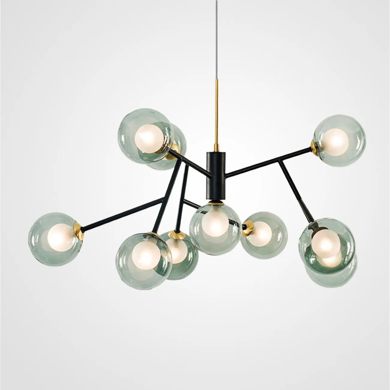 Подвесная люстра PEARL L5 Grey от ImperiumLoft Подвесная люстра PEARL L5 Grey от ImperiumLoft