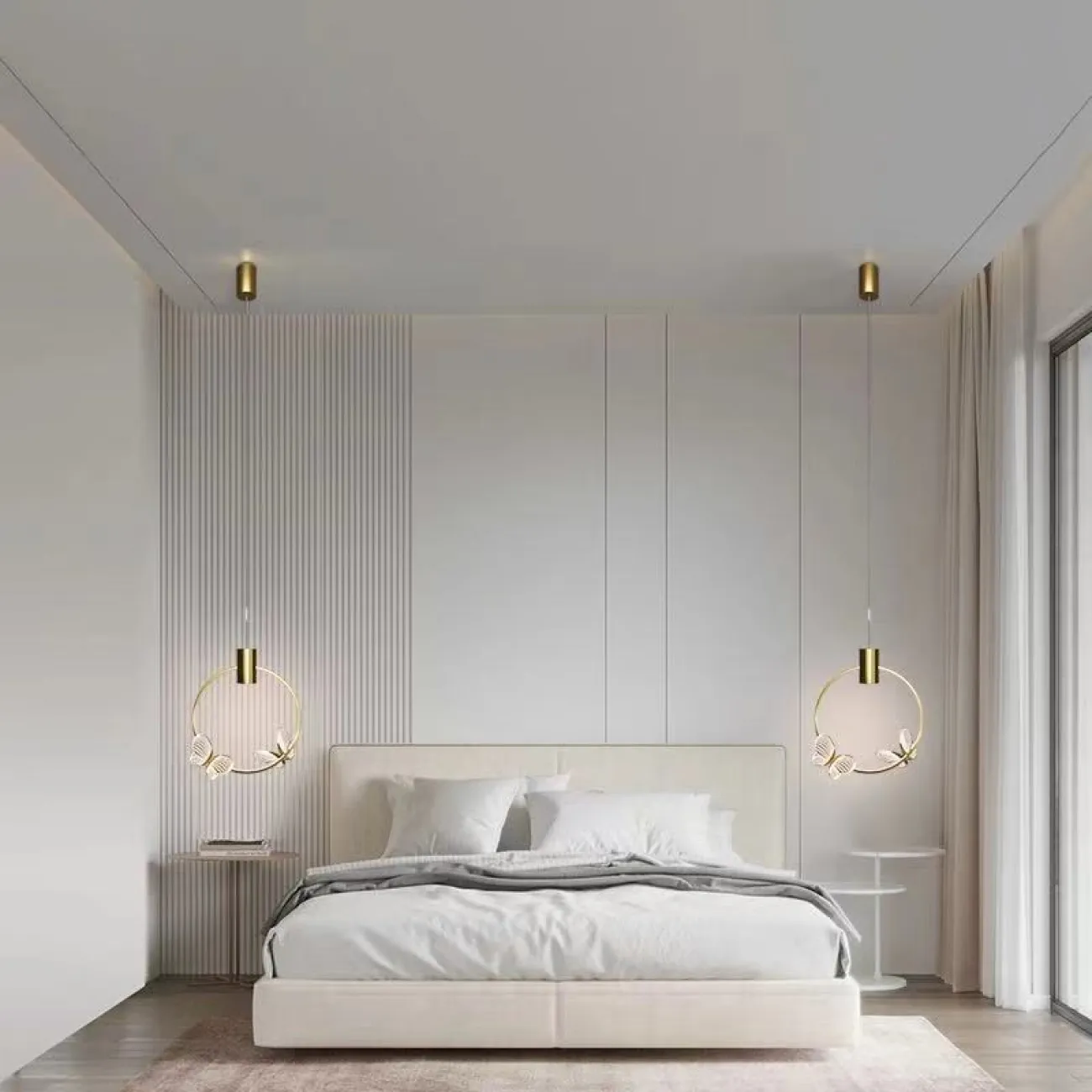 Подвесной светильник BABETTA RING 1 L320 brass 4000К от ImperiumLoft