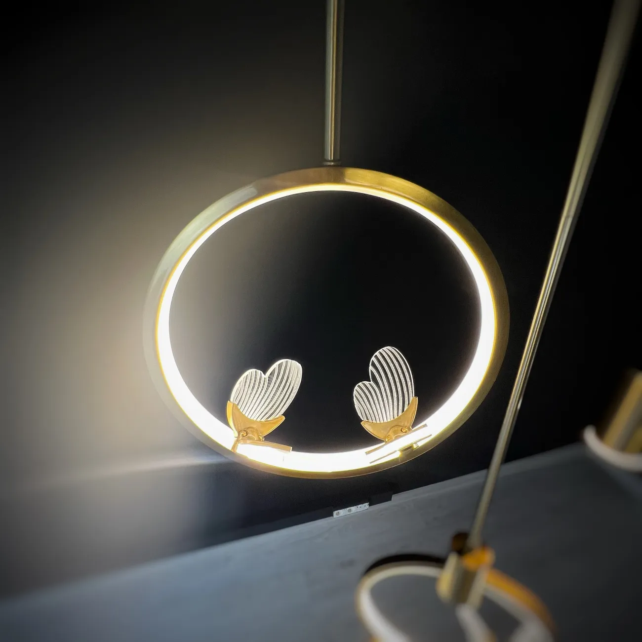 Подвесной светильник BABETTA RING 1 L320 brass 4000К от ImperiumLoft