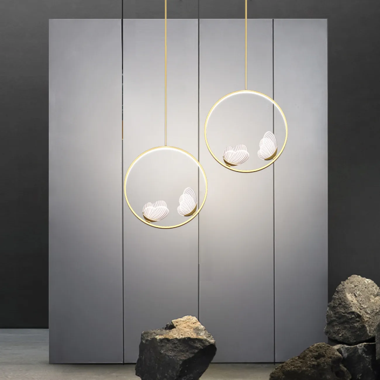 Подвесной светильник BABETTA RING 1 L320 brass 4000К от ImperiumLoft