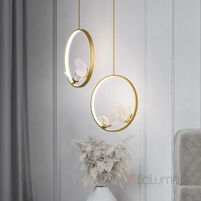 Подвесной светильник BABETTA RING 1 L320 brass 4000К от ImperiumLoft