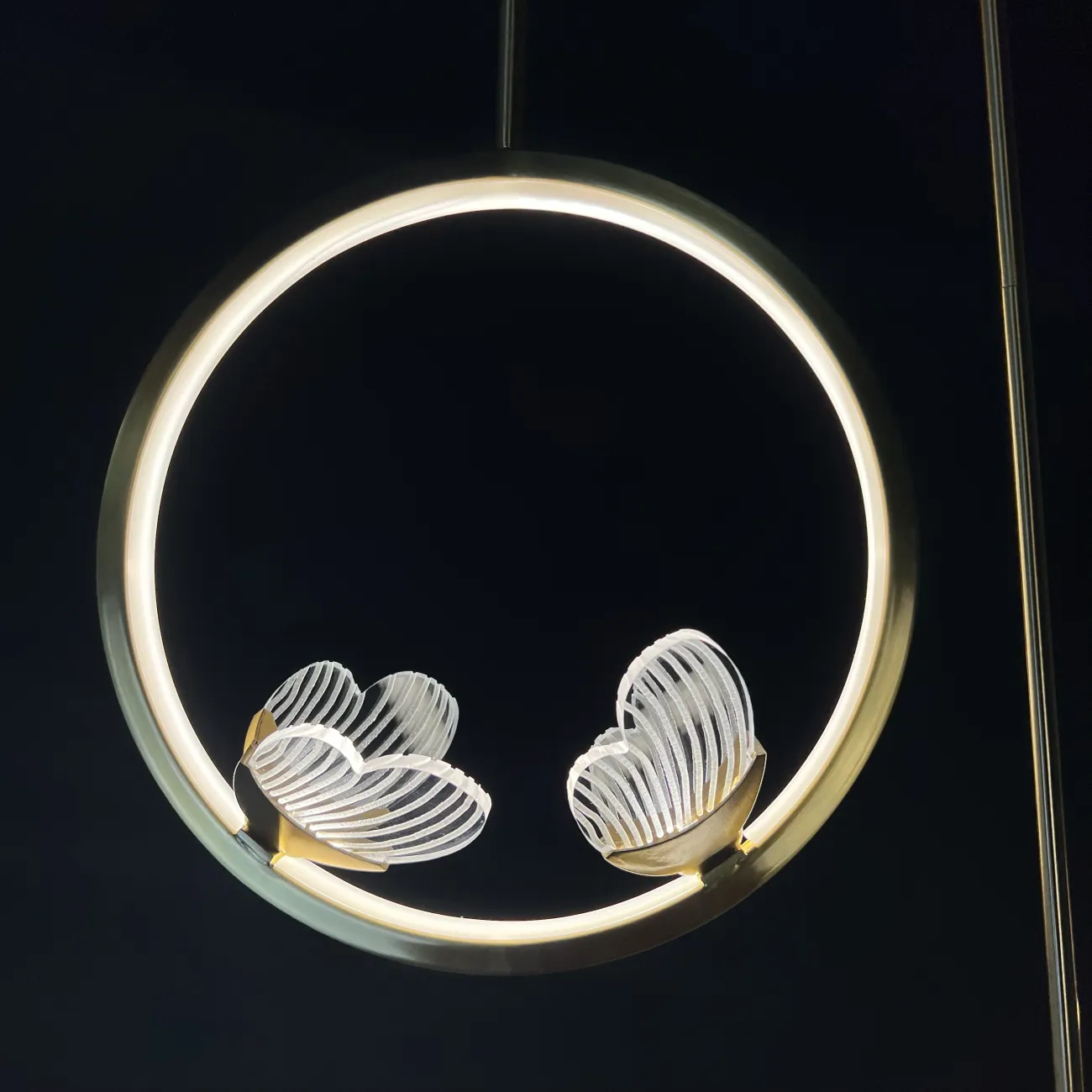 Подвесной светильник BABETTA RING 1 L320 brass 4000К от ImperiumLoft