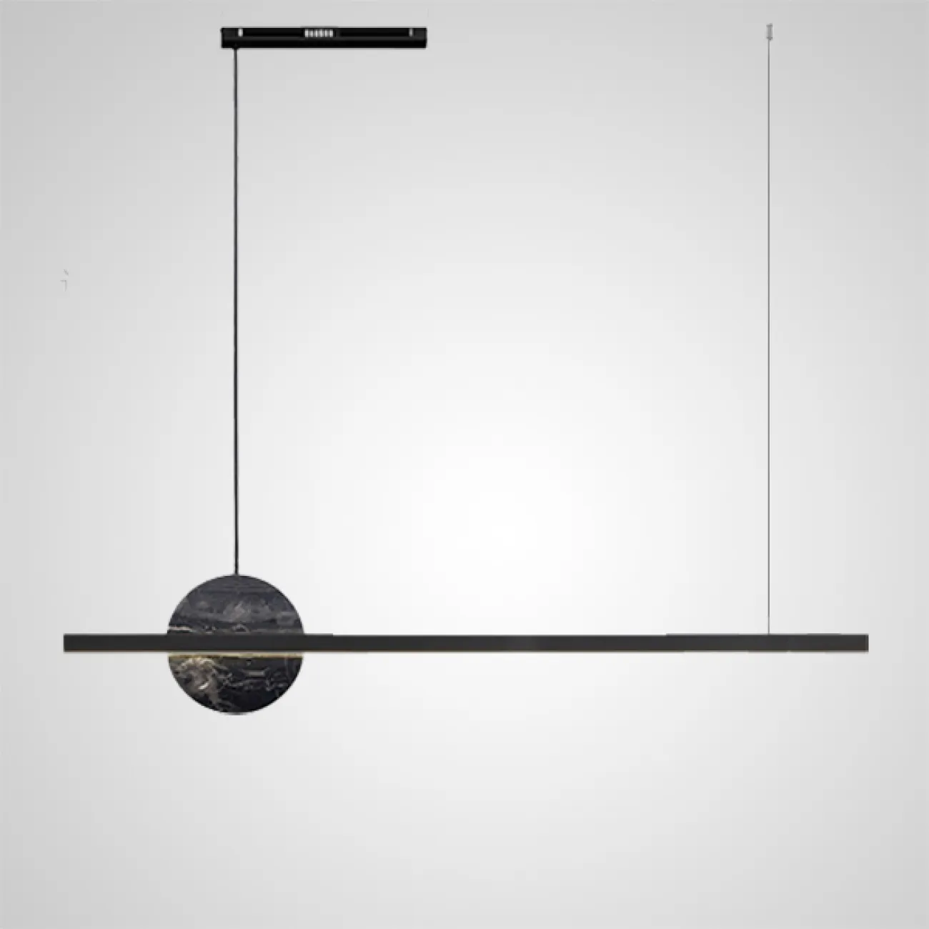 Подвесной светильник ORLAUG L120 Brass Green от ImperiumLoft