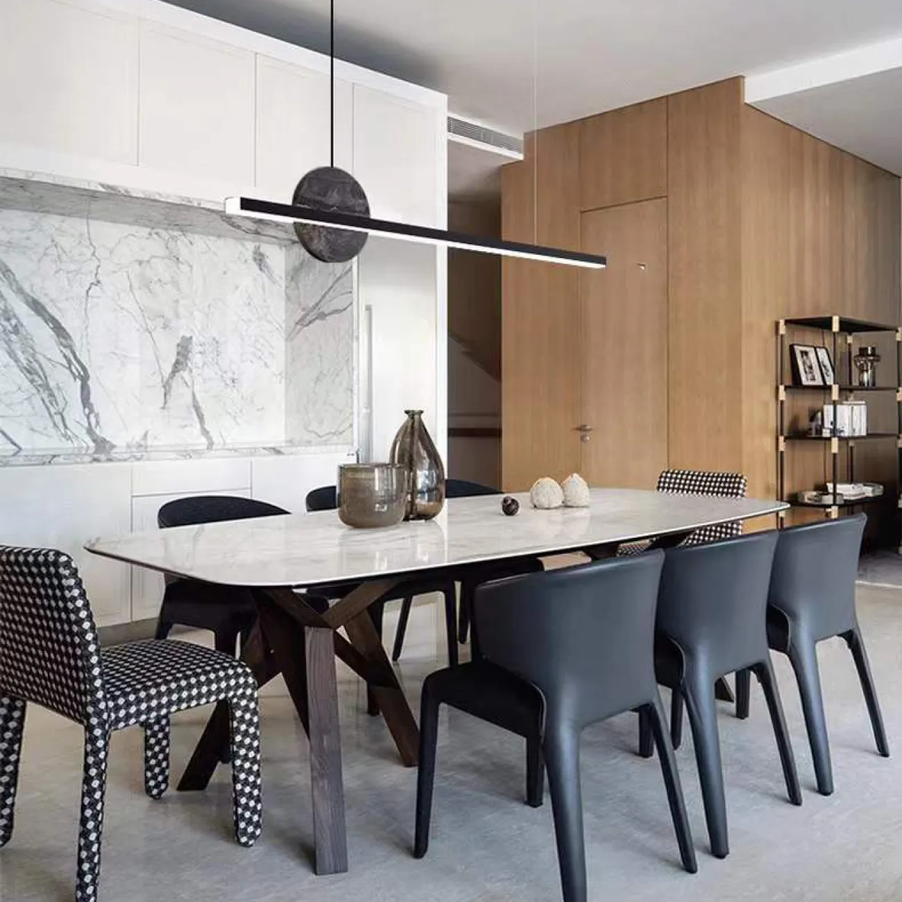 Подвесной светильник ORLAUG L120 Black от ImperiumLoft