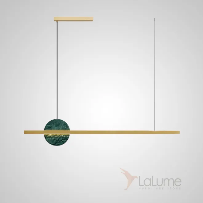 Подвесной светильник ORLAUG L102,5 Brass Green от ImperiumLoft