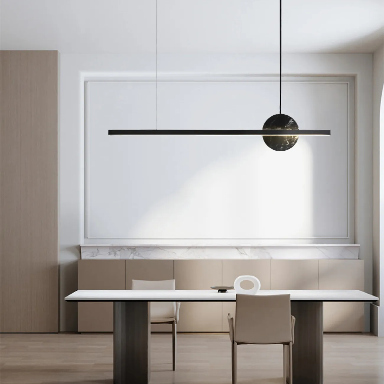 Подвесной светильник ORLAUG L120 Black от ImperiumLoft