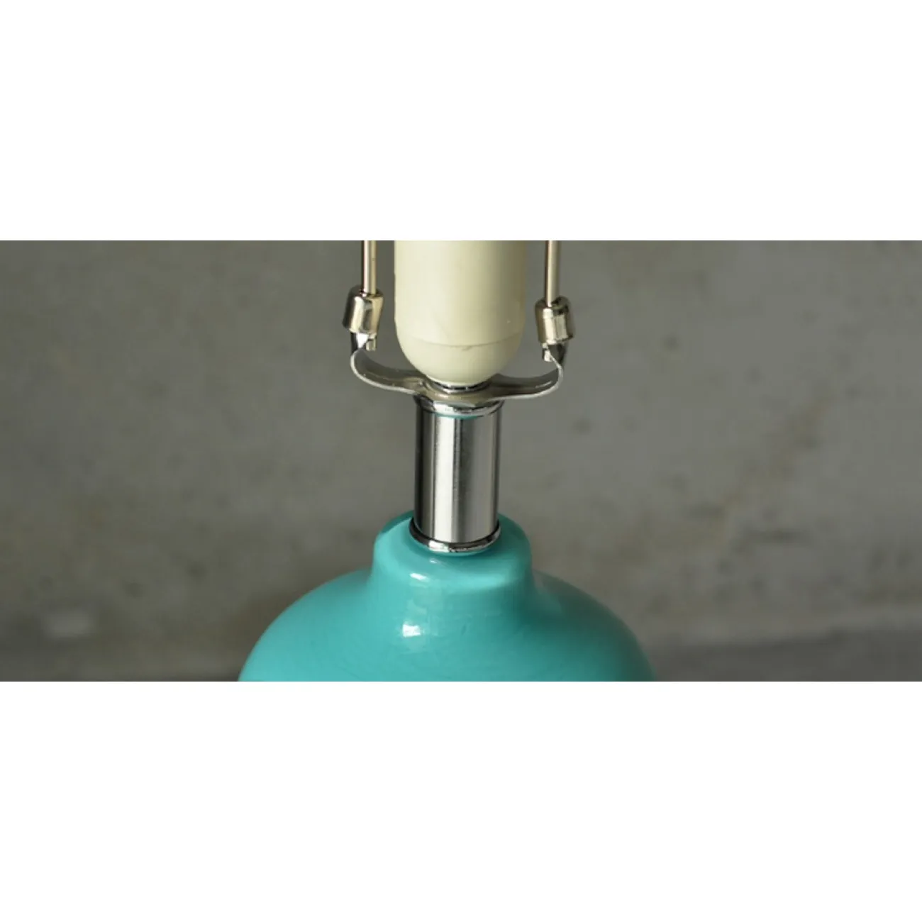 Настольная лампа Бирюзовое стекло от LaLume