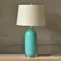 Настольная лампа Бирюзовое стекло от LaLume