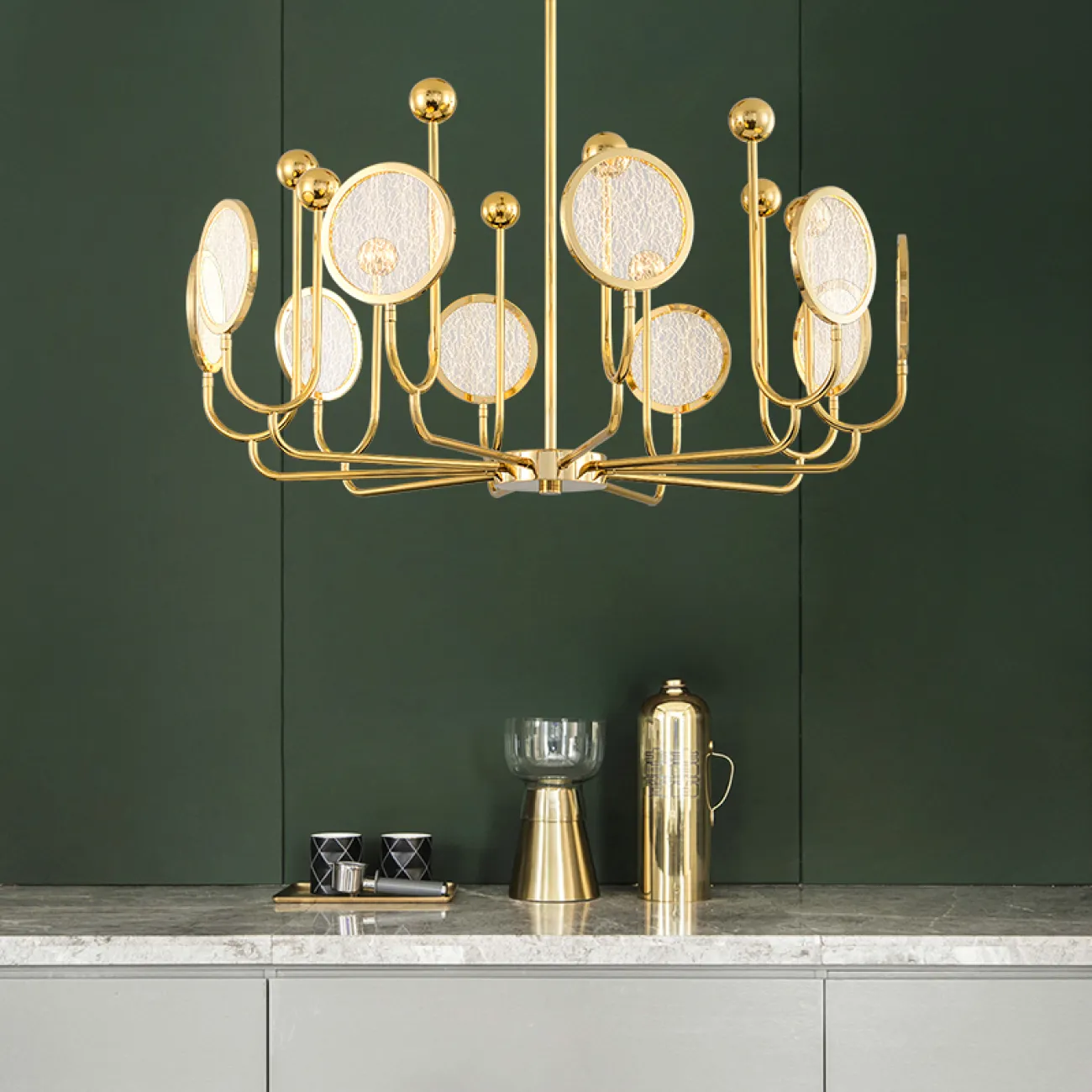 Люстра на штанге OLEANA от ImperiumLoft Люстра на штанге OLEANA от ImperiumLoft