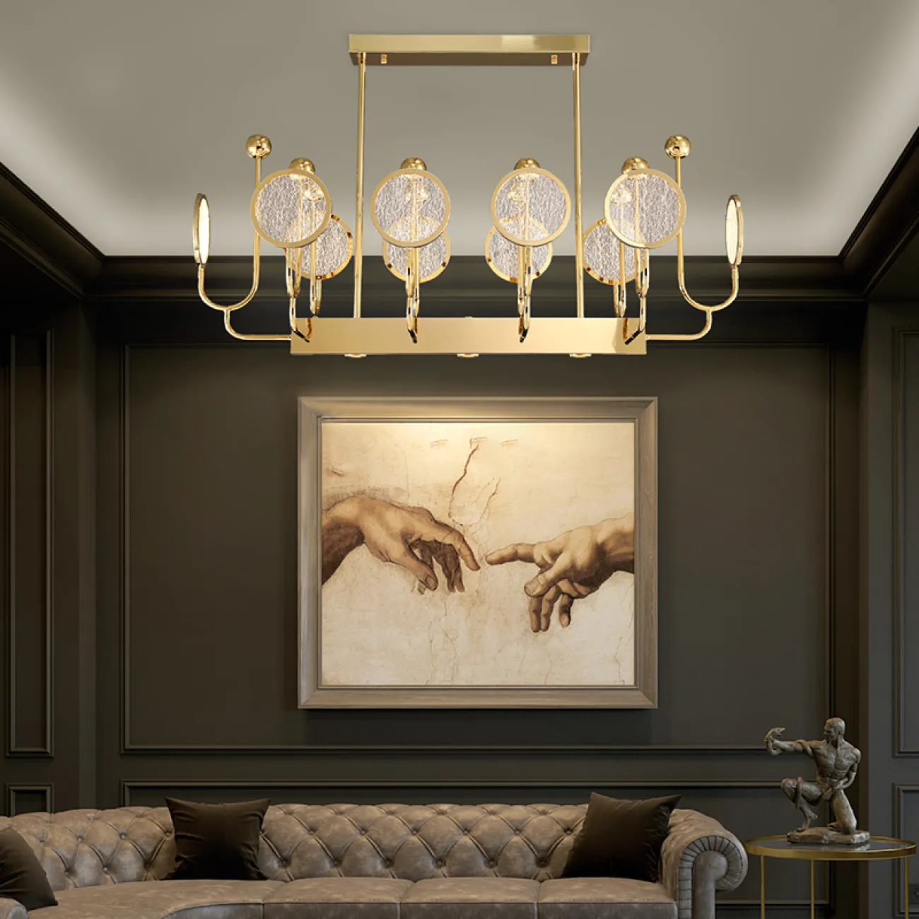 Люстра на штанге OLEANA от ImperiumLoft Люстра на штанге OLEANA от ImperiumLoft