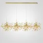 Люстра Tezani Argent Suspension Linear Gold 4L 140 от ImperiumLoft