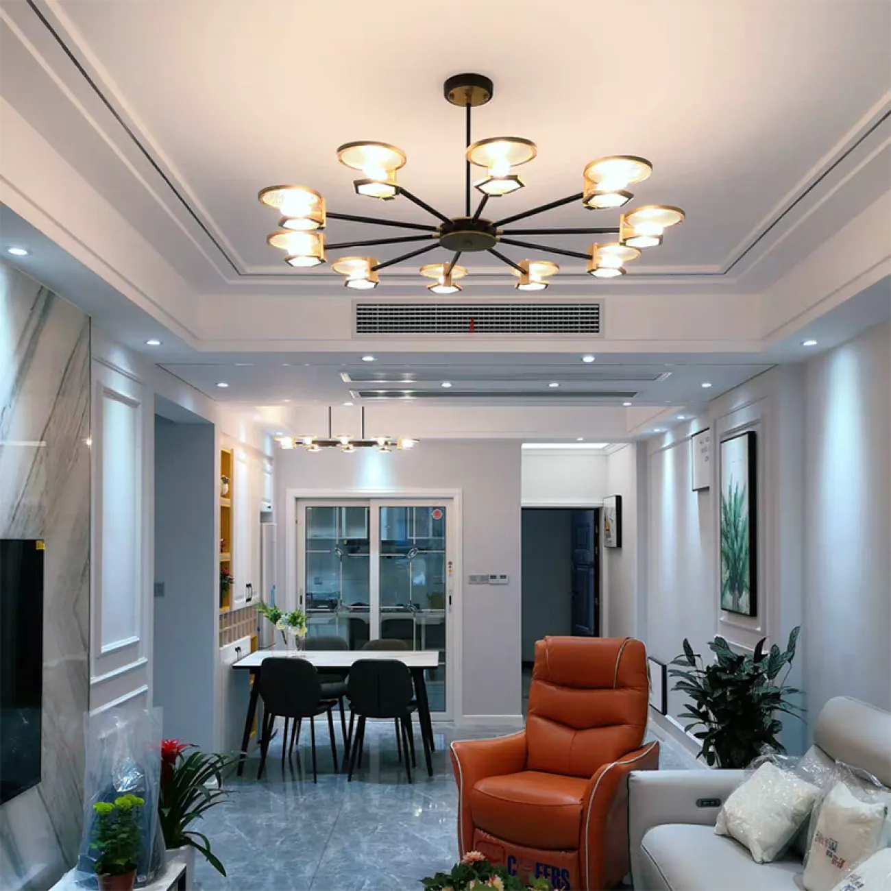 Люстра на штанге MERN от ImperiumLoft