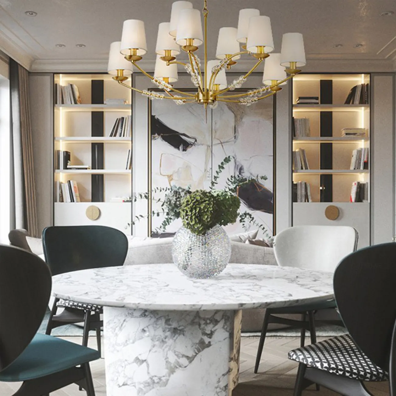 Подвесная люстра MERANO D90 от ImperiumLoft Подвесная люстра MERANO D90 от ImperiumLoft