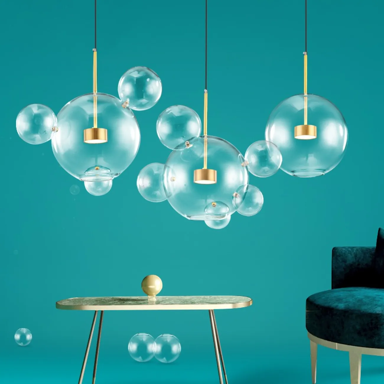 Потолочный светильник BUBBLE BLS B4 от ImperiumLoft