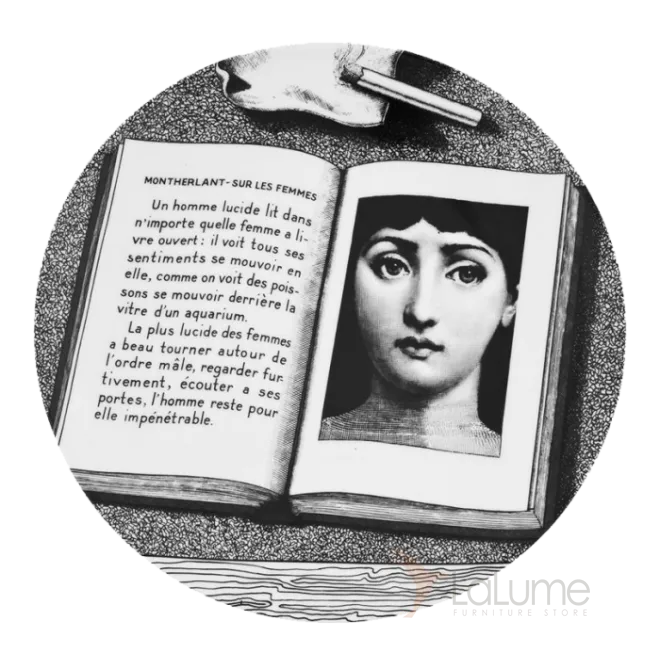 Декоративная тарелка Fornasetti 30.CR.BW.R01-201 от LaLume