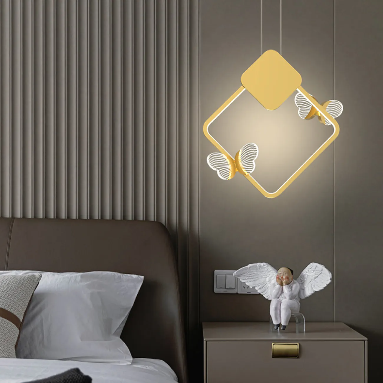 Подвесной светильник BABETTA GEOMETRY A Black 3000К от ImperiumLoft