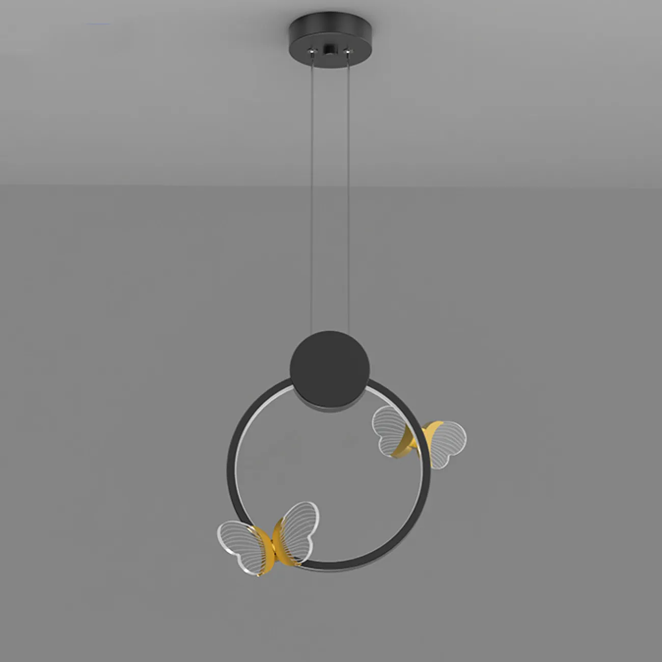 Подвесной светильник BABETTA GEOMETRY A Black 3000К от ImperiumLoft