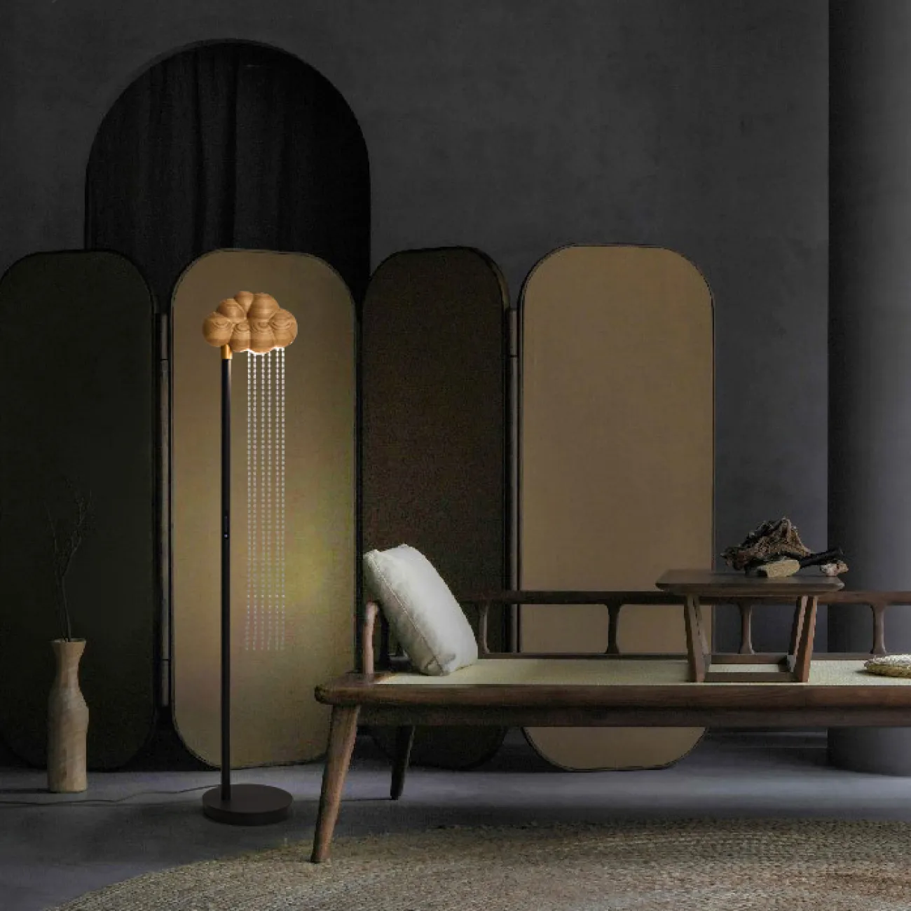 Торшер TELSE Dark brown от ImperiumLoft