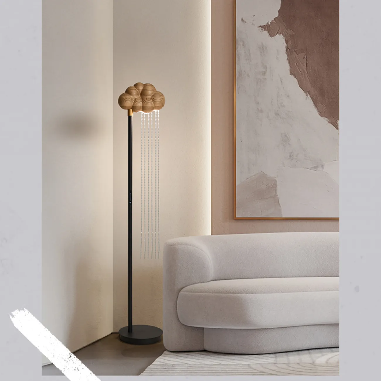 Торшер TELSE Light brown от ImperiumLoft