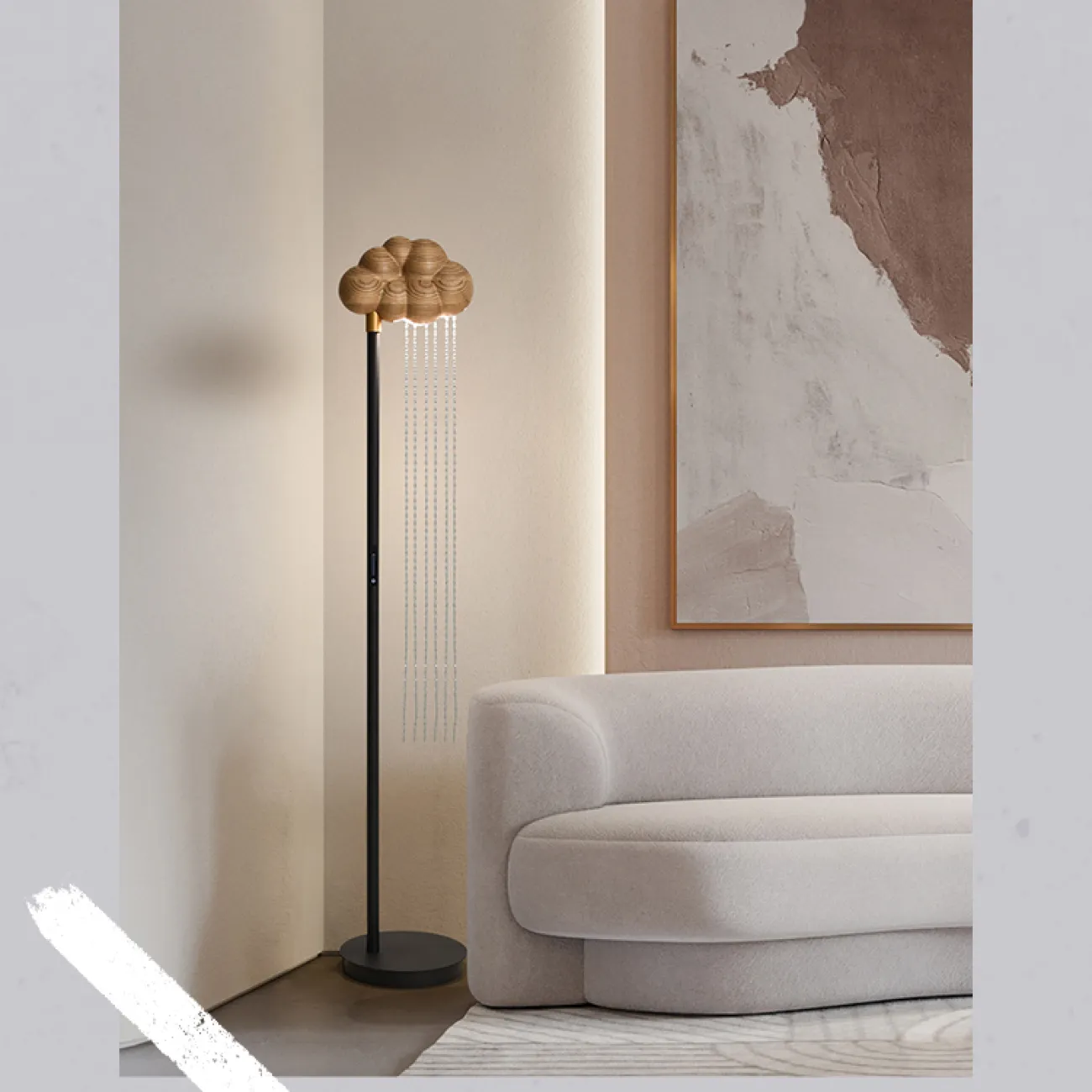 Торшер TELSE Dark brown от ImperiumLoft