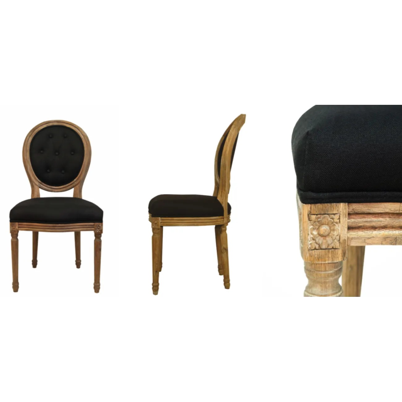 Стул French chairs Provence Black Chair от LaLume
