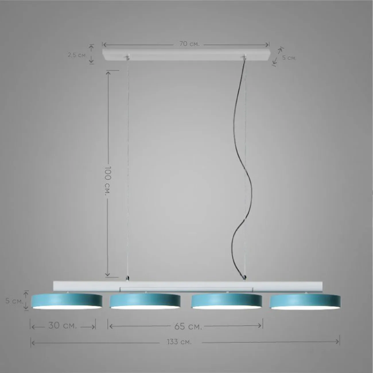 Подвесная люстра TAVIS CROSS от ImperiumLoft