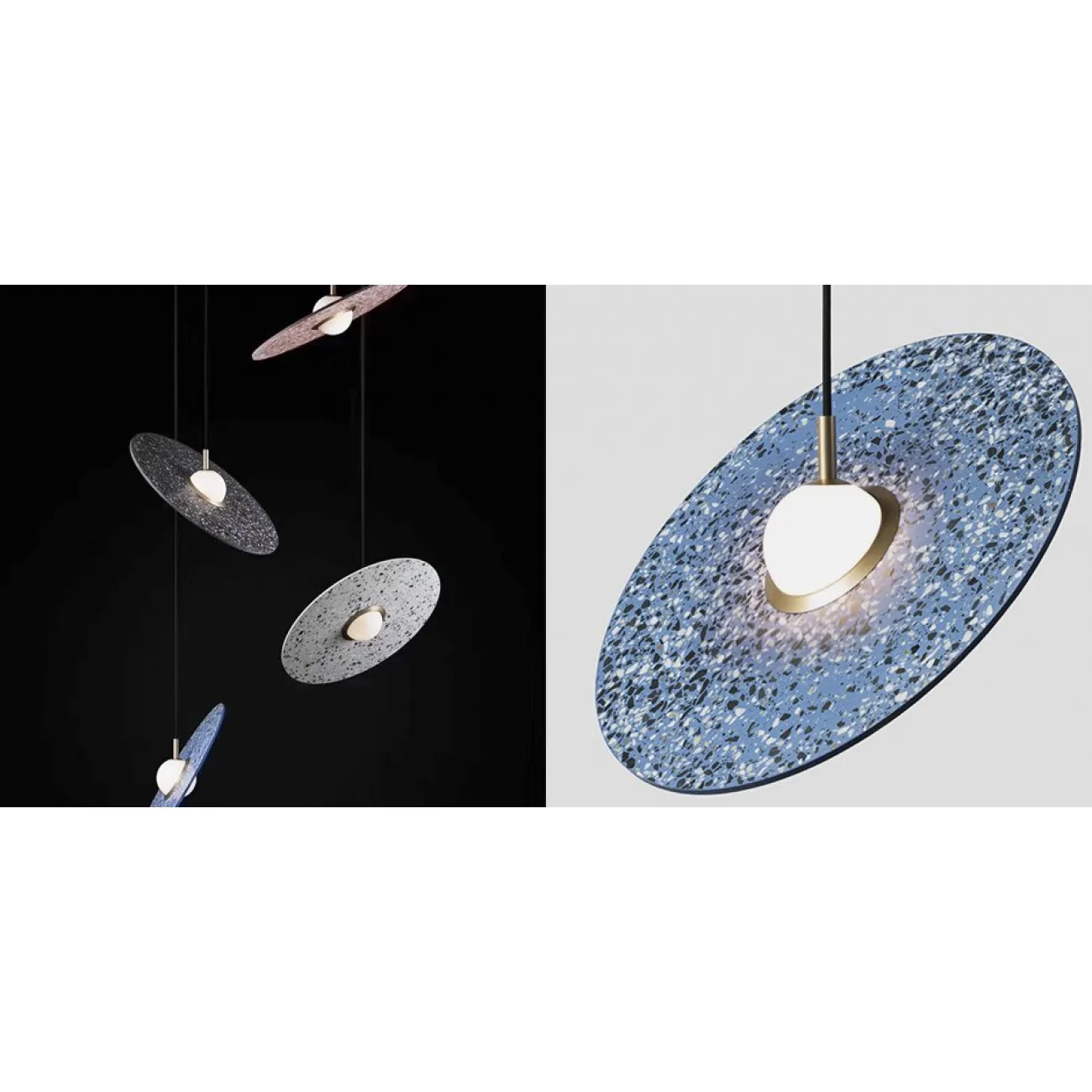 Подвесной светильник Stone Disc Haning Pendant