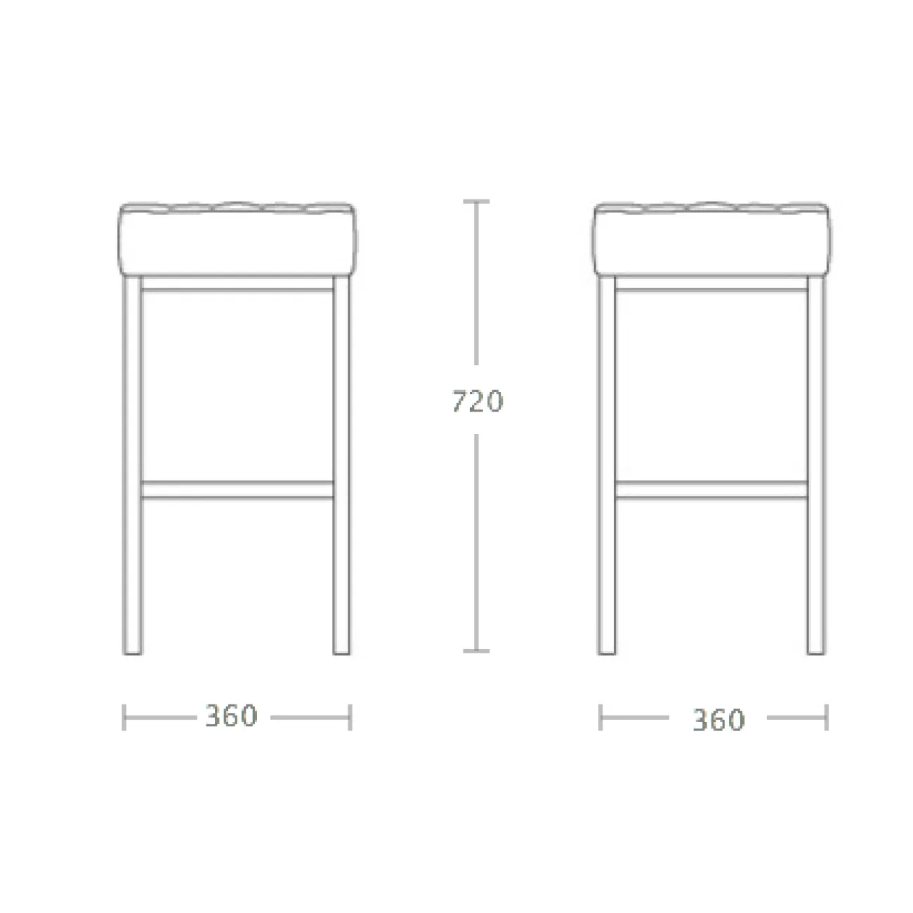 Барный стул Florence Knoll Bar Stool designed by Florence Knoll от LaLume