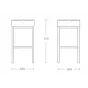 Барный стул Florence Knoll Bar Stool designed by Florence Knoll от LaLume