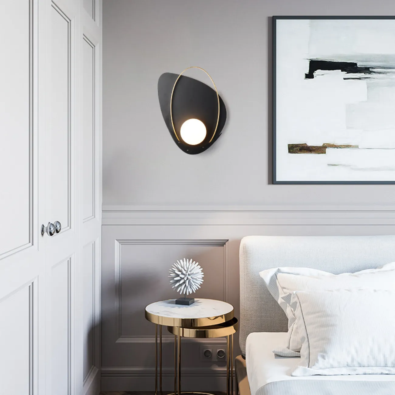 Настенный светильник CLAM FLAT Left от ImperiumLoft