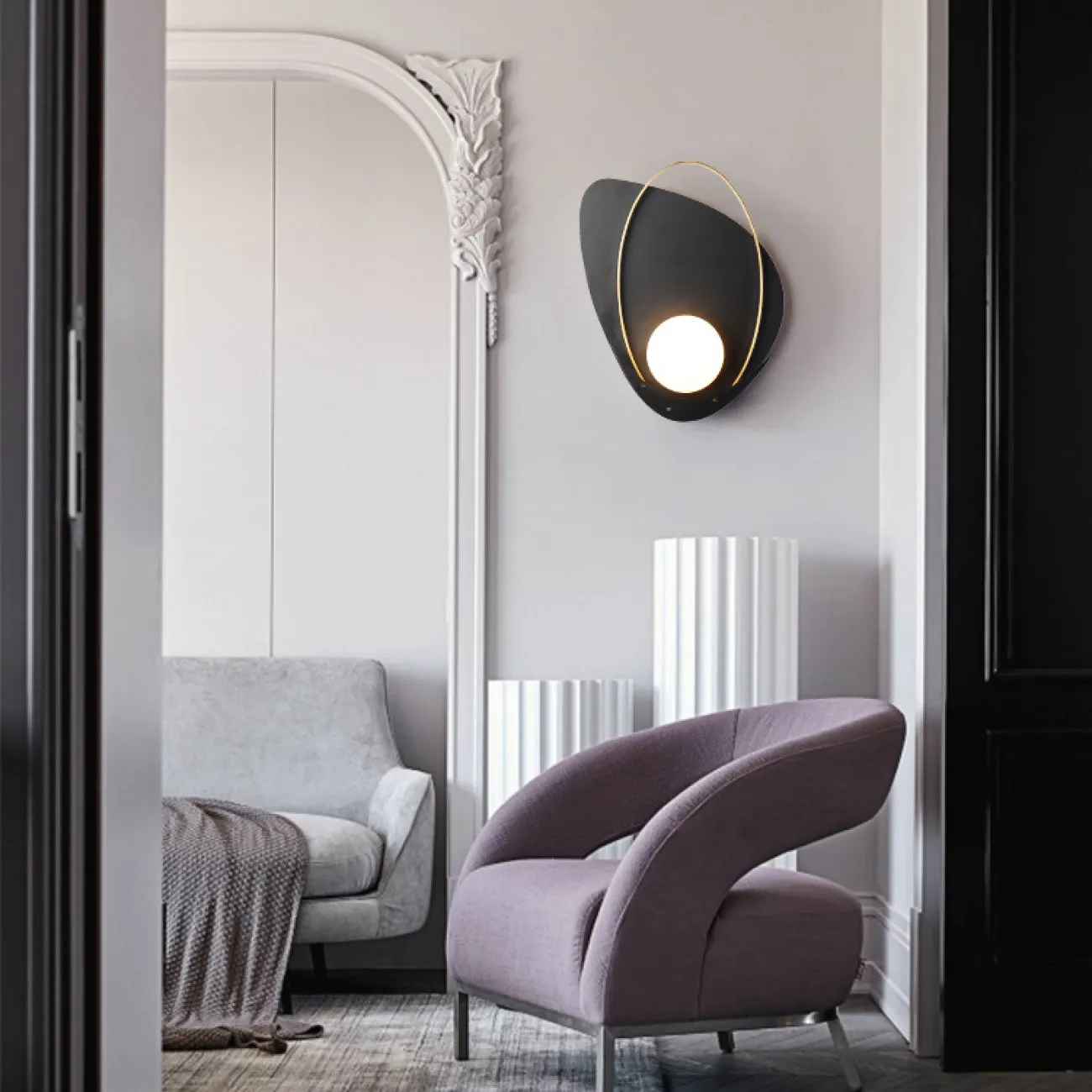 Настенный светильник CLAM FLAT Right от ImperiumLoft