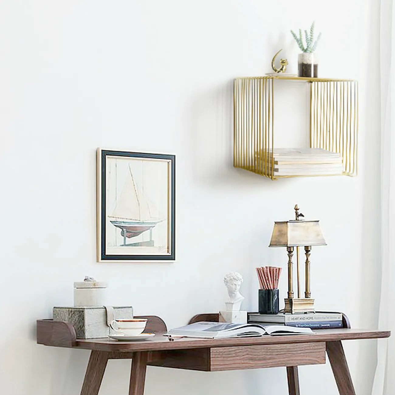 Дизайнерский настенный декор подставка LaLume-KKK00270 Дизайнерский настенный декор подставка LaLume-KKK00270