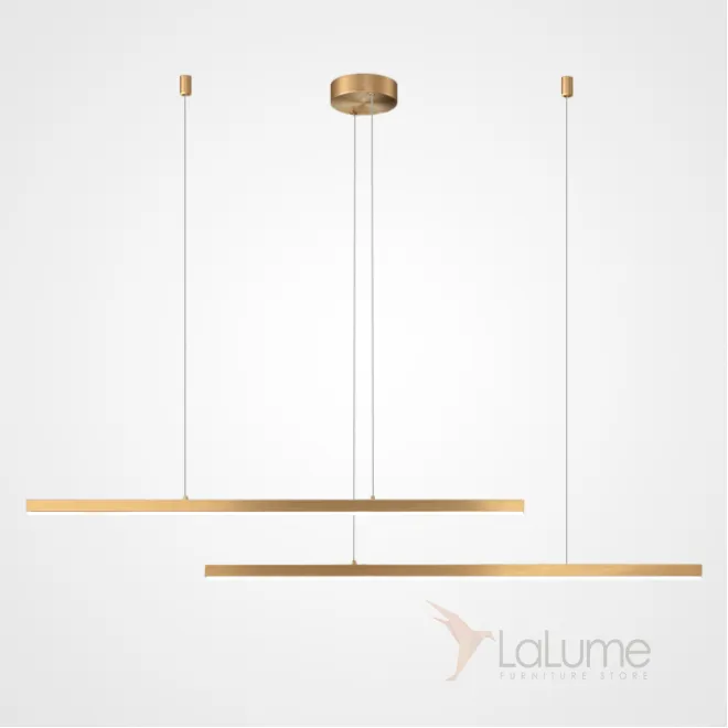 Подвесной светильник HELKEN DUO L115+155 Brass от ImperiumLoft