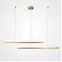 Подвесной светильник HELKEN DUO L115+155 Brass от ImperiumLoft