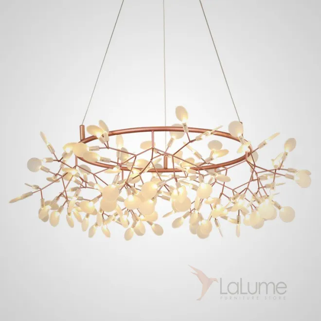 Светодиодная люстра на кольцевом каркасе LEAVES R