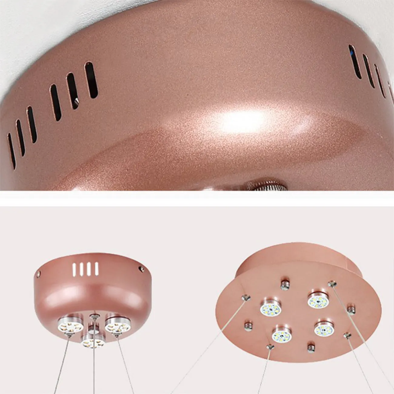 Светодиодная люстра на кольцевом каркасе LEAVES R